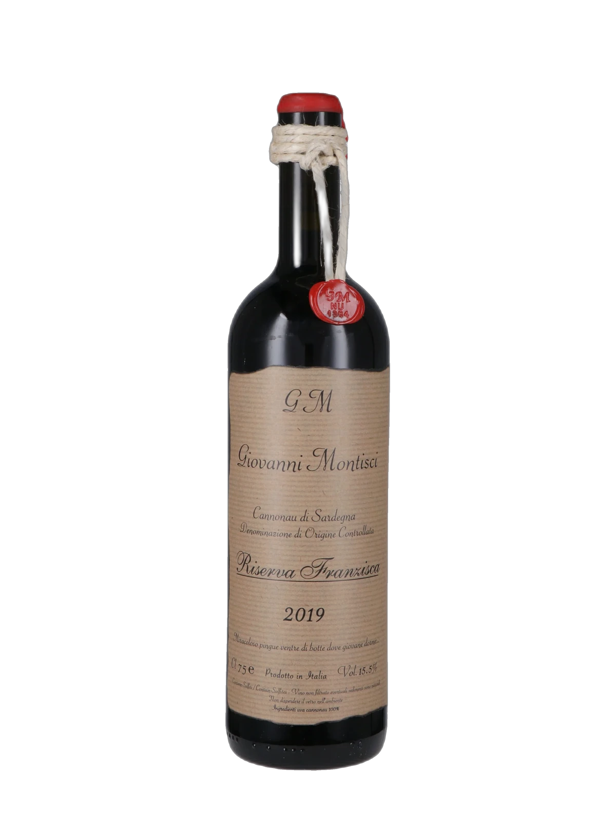 GIOVANNI MONTISCI Cannonau di Sardegna Riserva Barrosu Franzisca