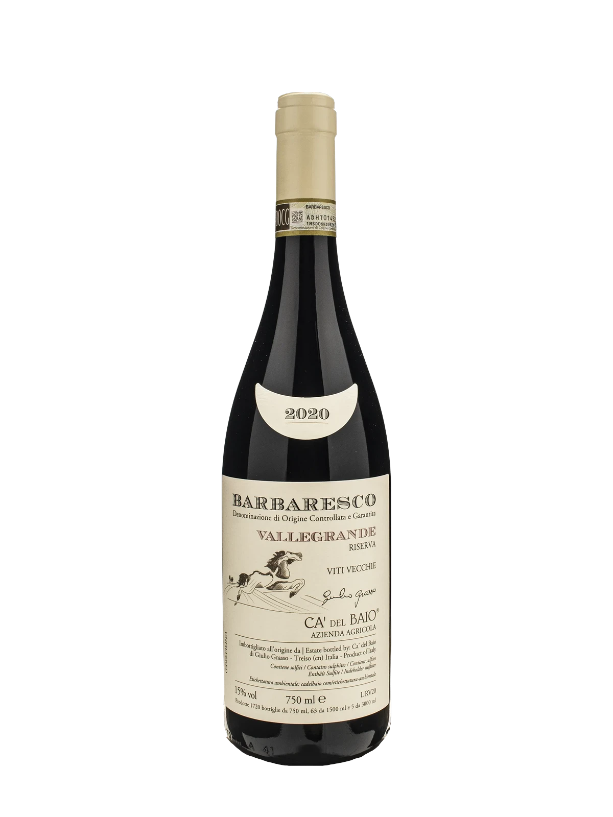 Ca del Baio Barbaresco Vallegrande Riserva Viti Vecchie