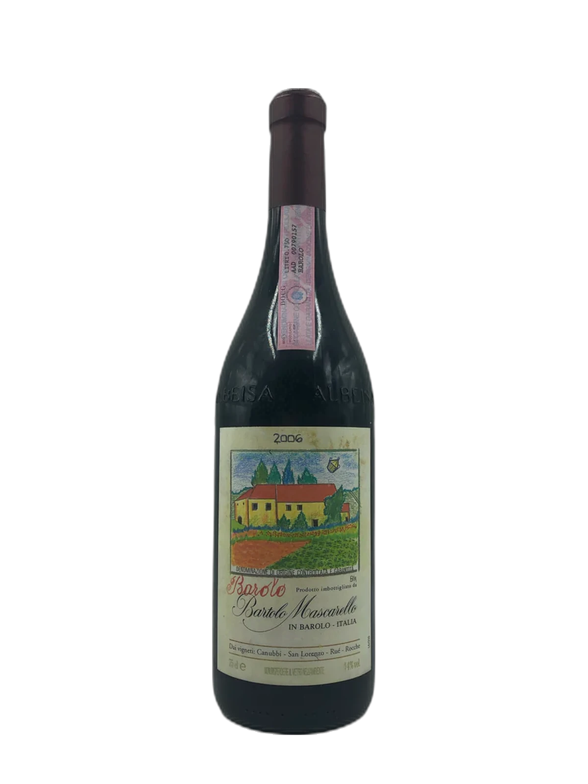 Bartolo Mascarello Barolo Etichetta dipinta