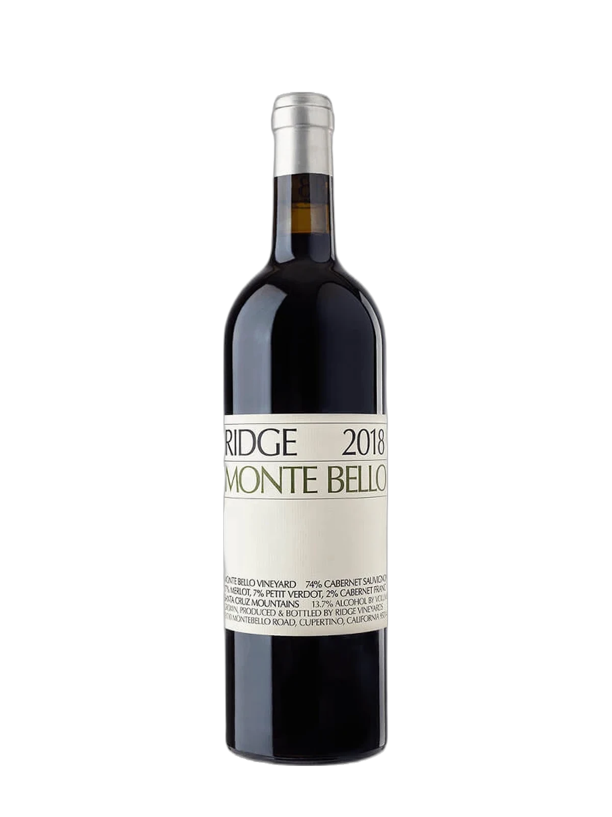 Ridge Vineyards Monte Bello