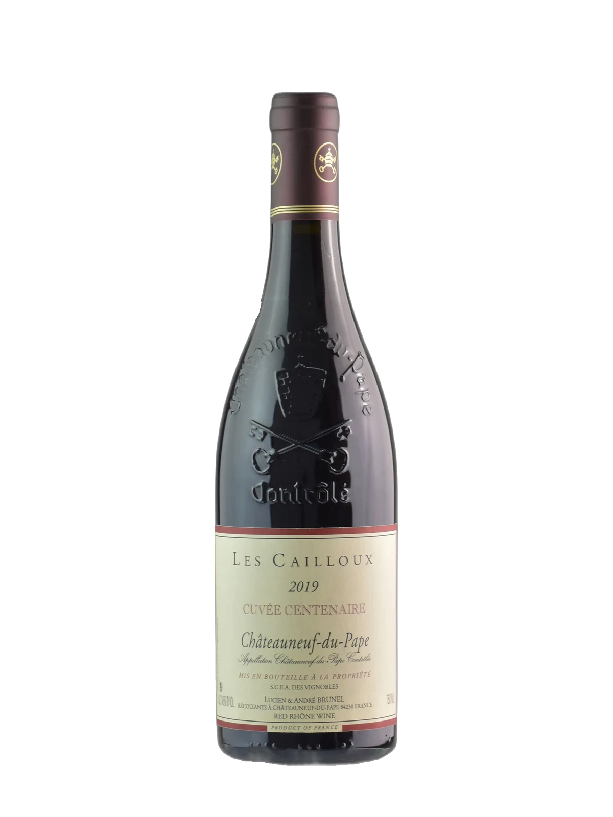 Brunel Andre Les Cailloux Lex Cailloux Chateauneuf du Pape Rouge Cuvee Centenaire