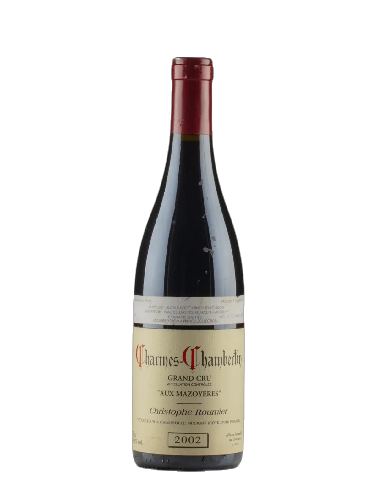 CHRISTOPHE ROUMIER Charmes-Chambertin Aux Mazoyeres Grand Cru