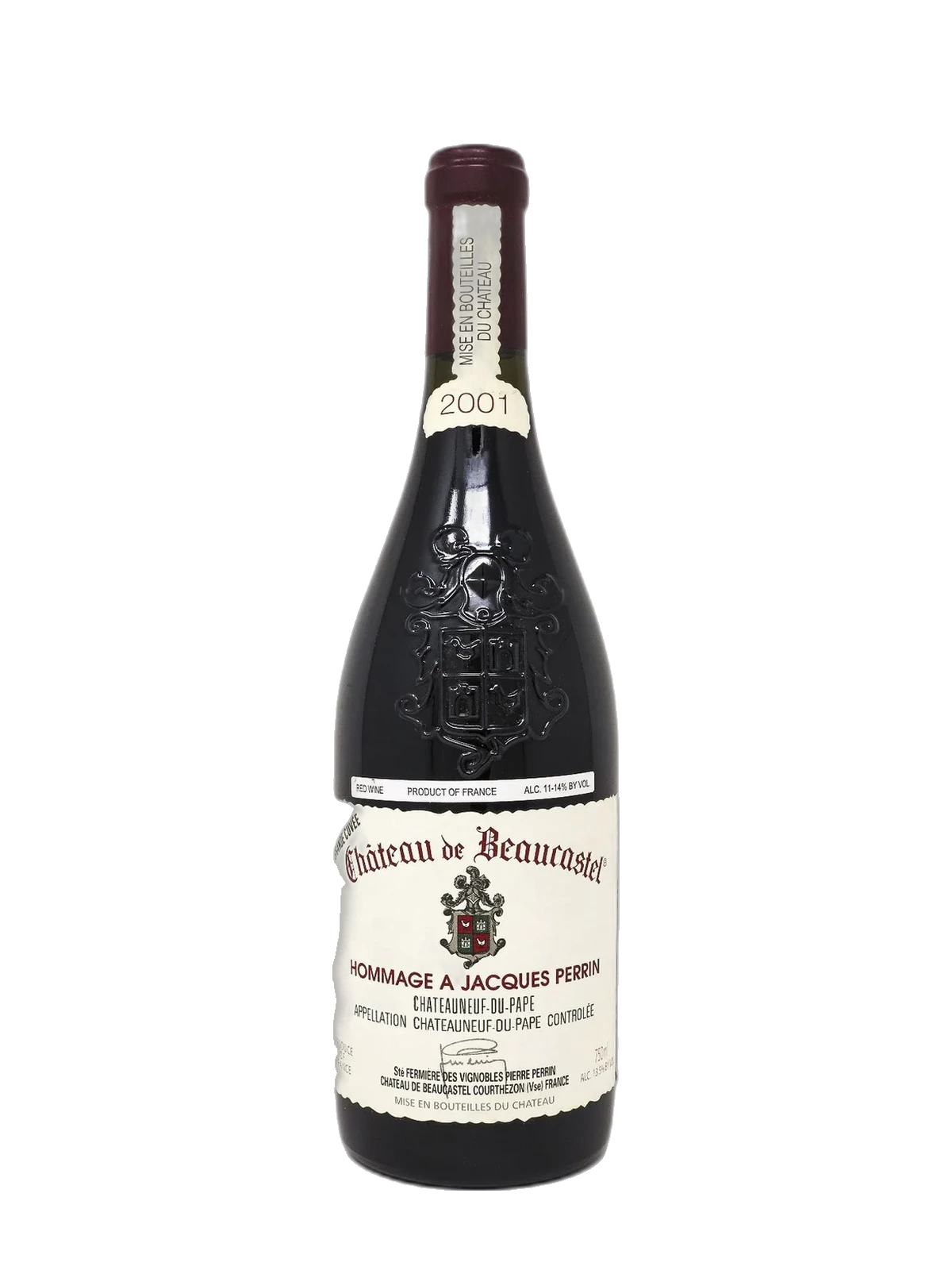 Château de Beaucastel Châteauneuf-du-Pape Hommage à Jacques Perrin