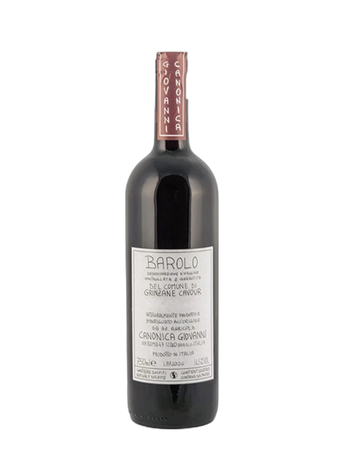 GIOVANNI CANONICA Barolo del Comune di Grinzane Cavour