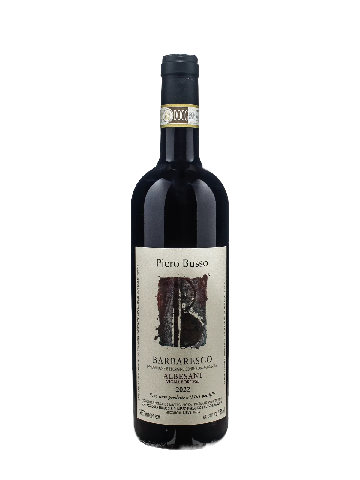 PIERO BUSSO Barbaresco Albesani Vigna Borgese 2022