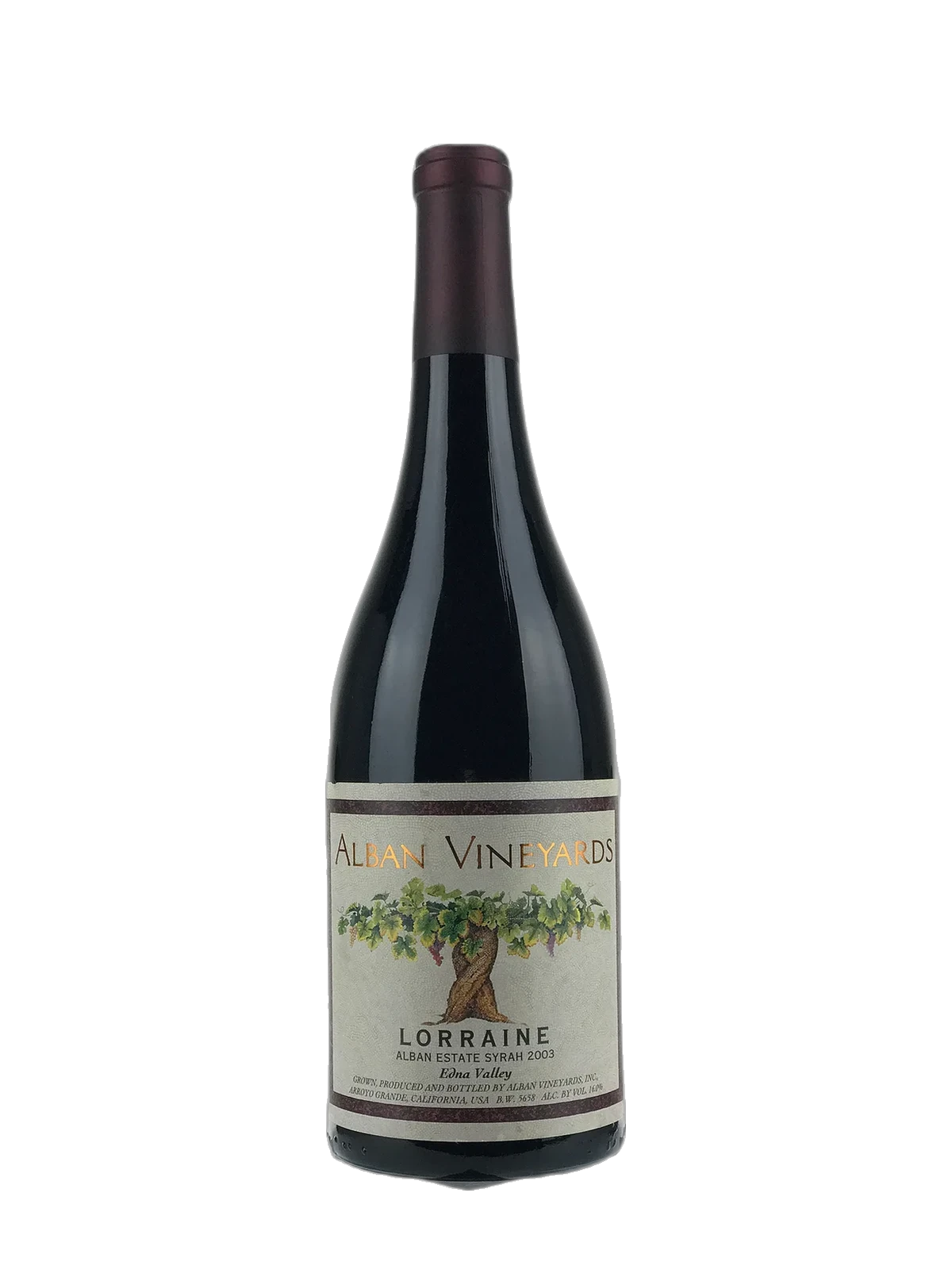 Alban San Luis Obispo Syrah Lorraine