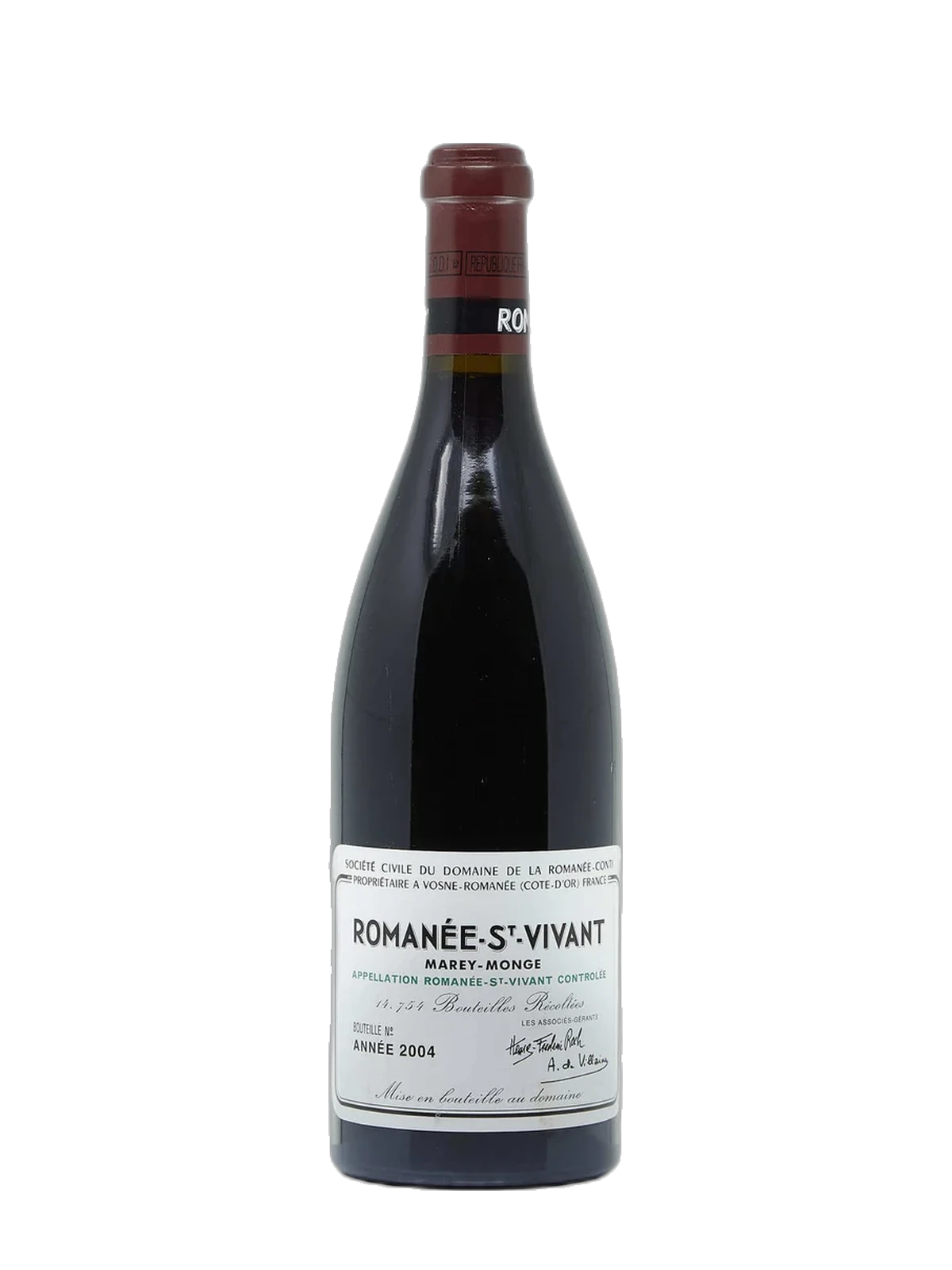 Domaine de la Romanée-Conti Romanée-Saint-Vivant Marey-Monge Grand Cru