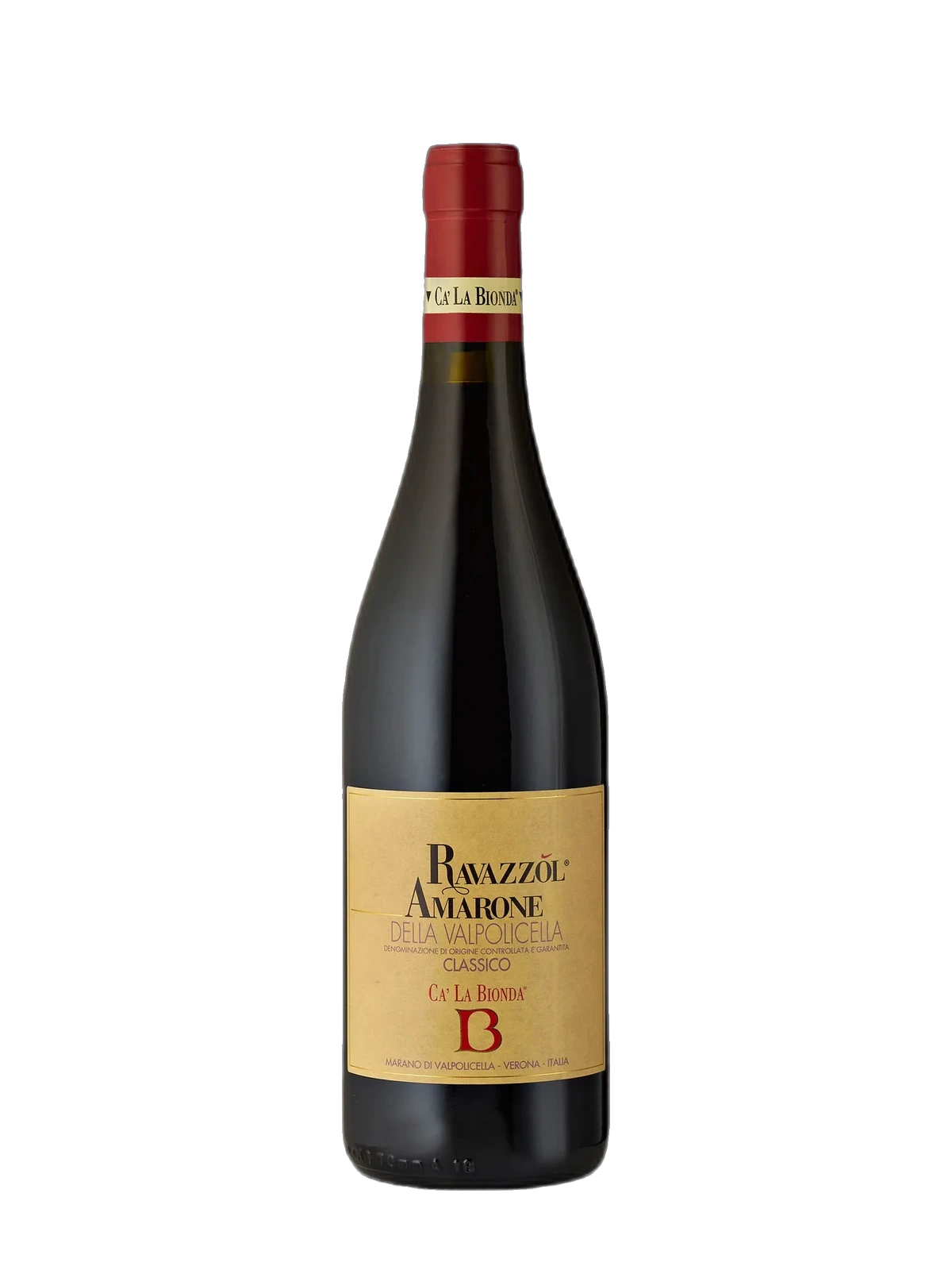 A.A Ca’ La Bionda Amarone della Valpolicella Classico Ravazzòl