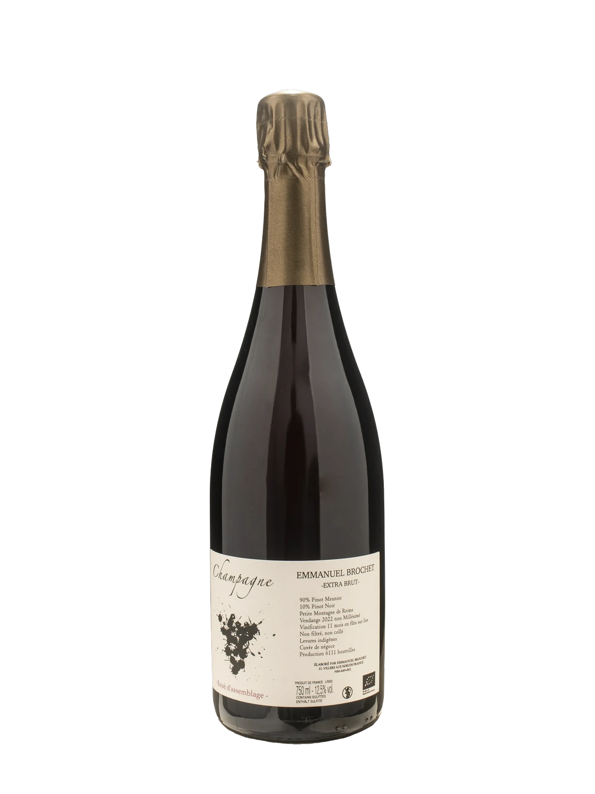 EMMANUEL BROCHET Rosè d'Assemblage Extra Brut
