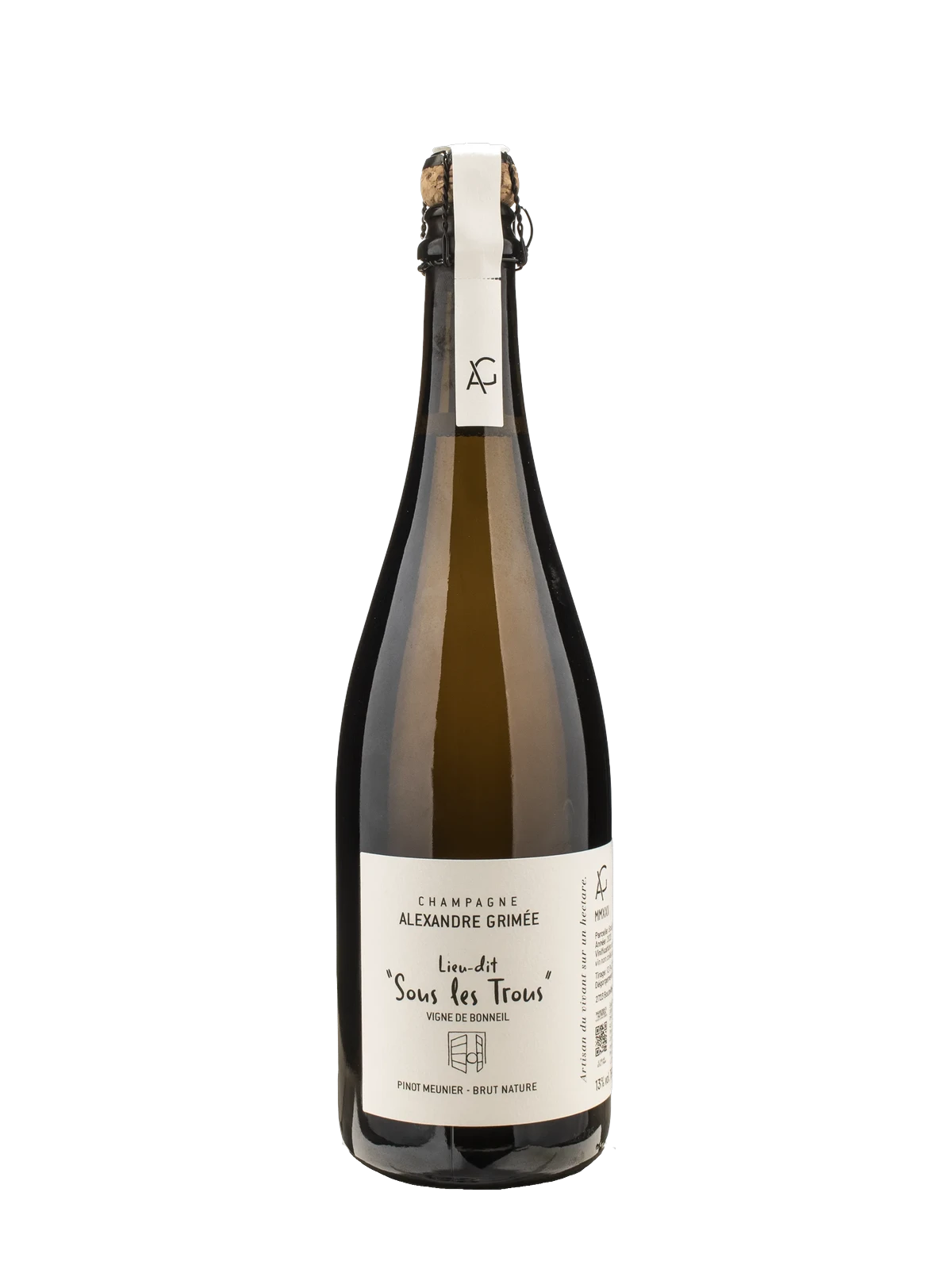 Alexandre Grimee Pinot Meunier Brut Nature Sous le Trous